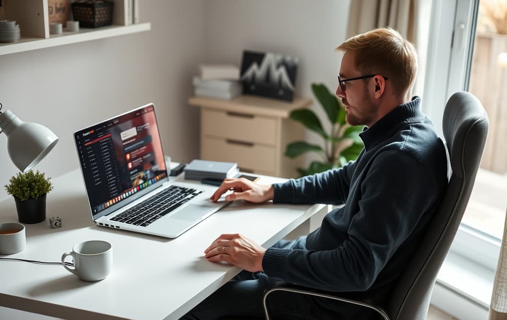 Norsk spiller som chatter med kundeservice hos en bookmaker