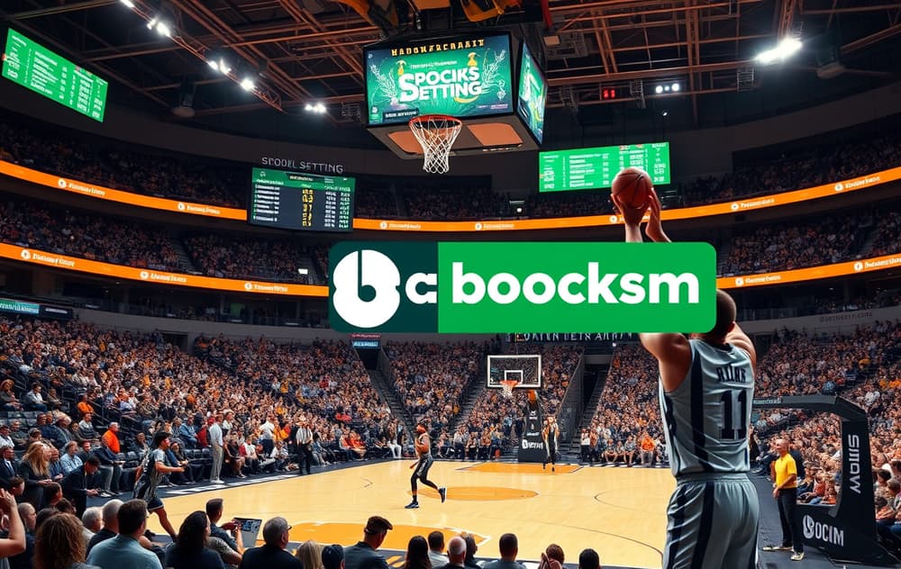 Basketballkamp med odds på scoreboard, sportsbetting.
